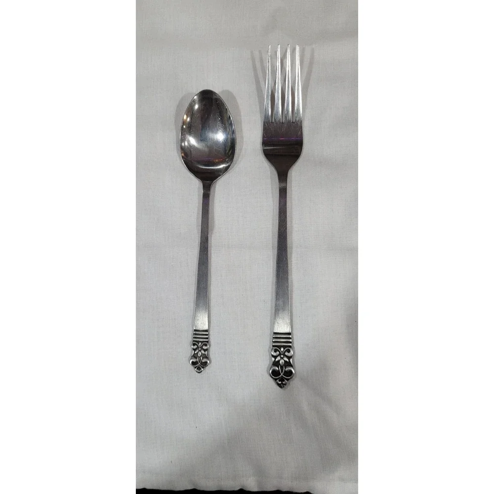 Spoon and Fork CAMBRIDGE Decorative Stainless Flatware Japan